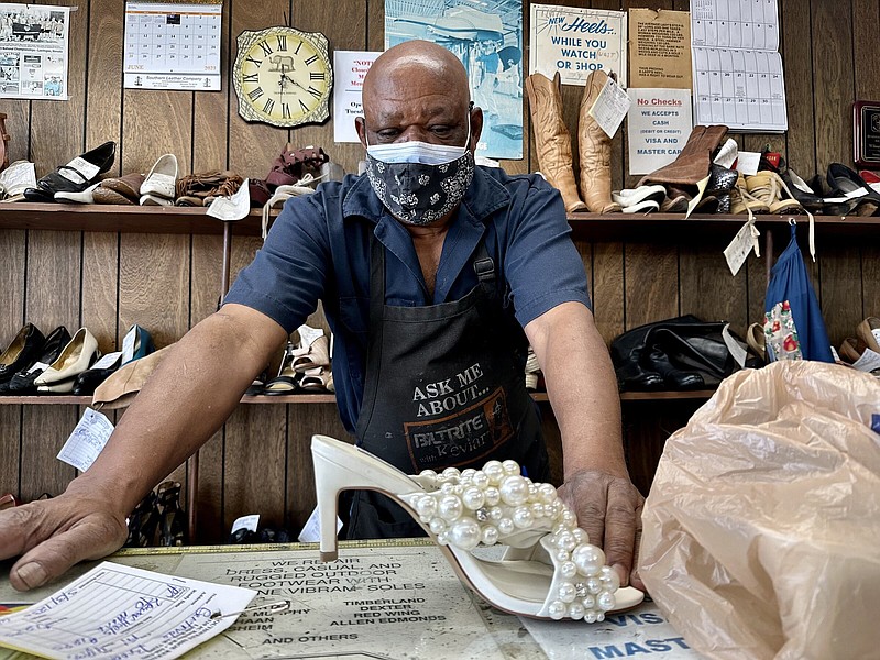 Little Rock cobbler makes it 50 years in the shoe-repair business