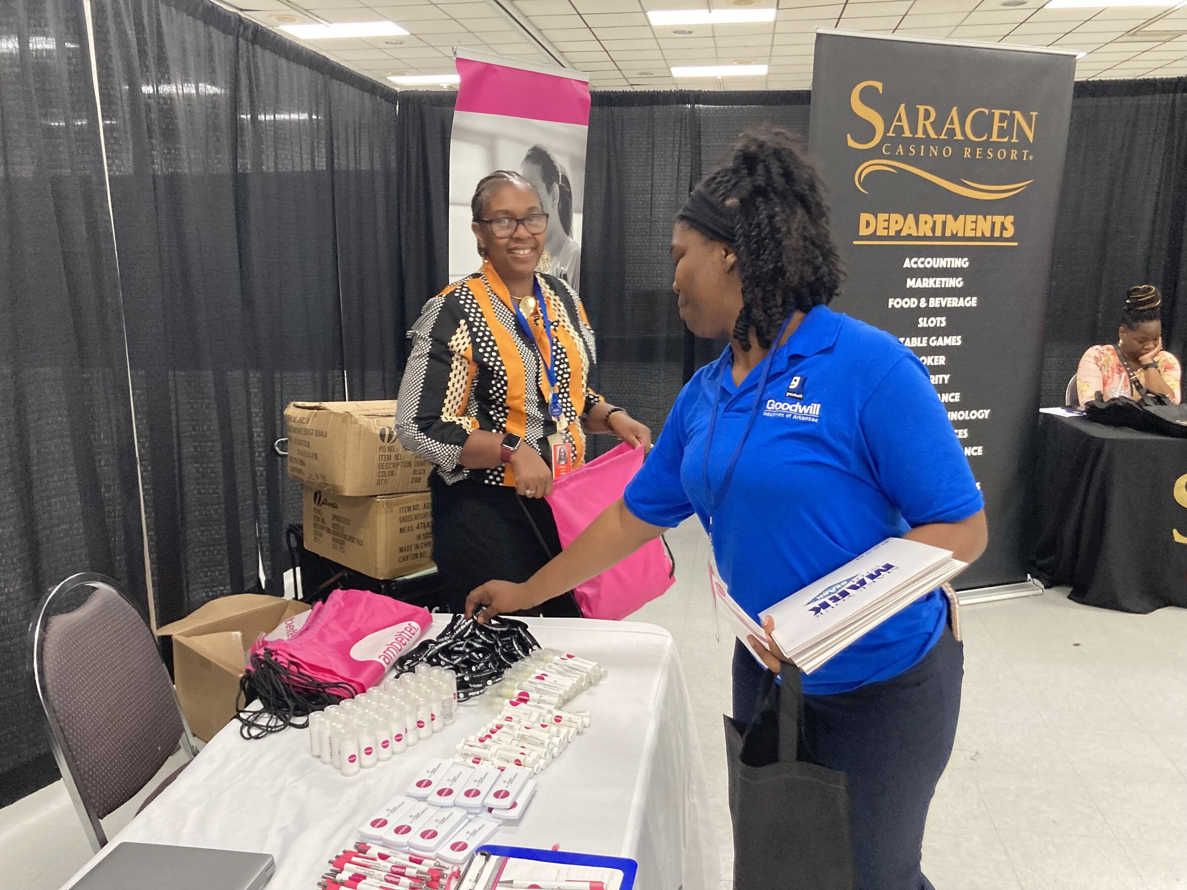 Small crowd makes big impressions at job fair