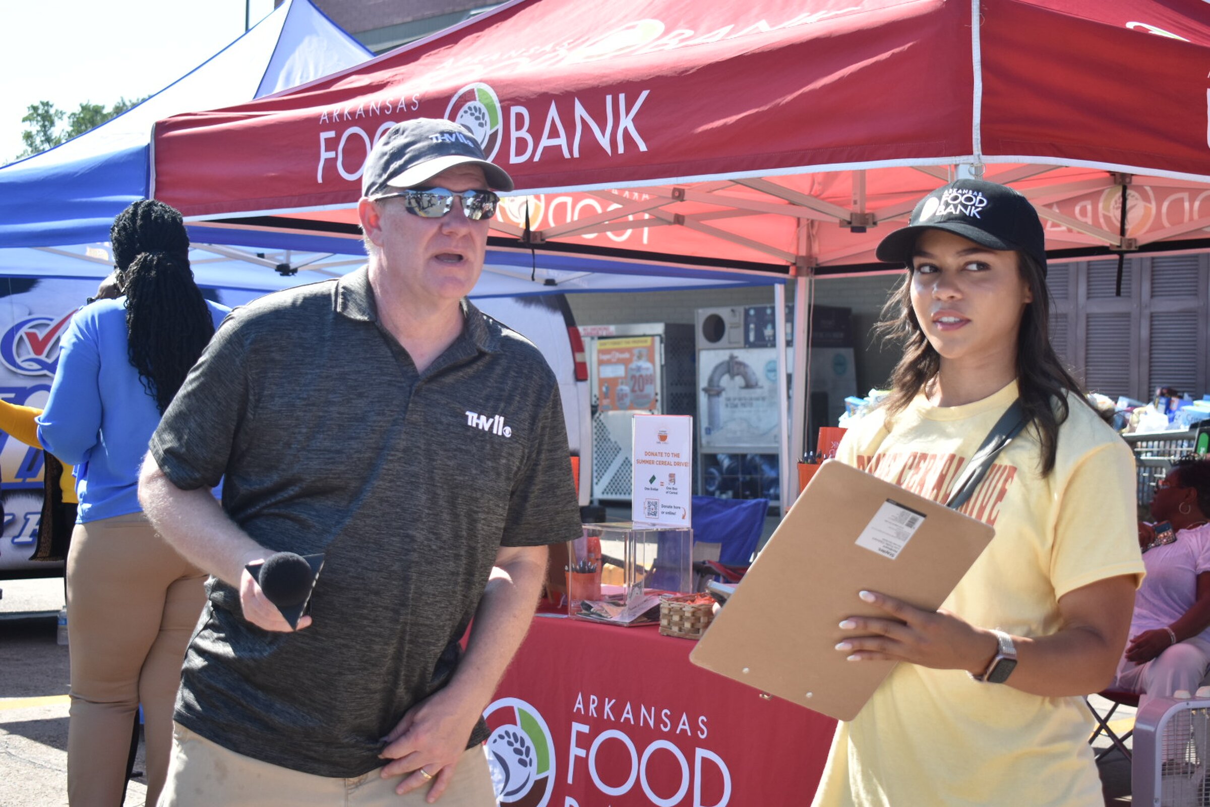 THV11 cereal drive fills Pine Bluff pantry