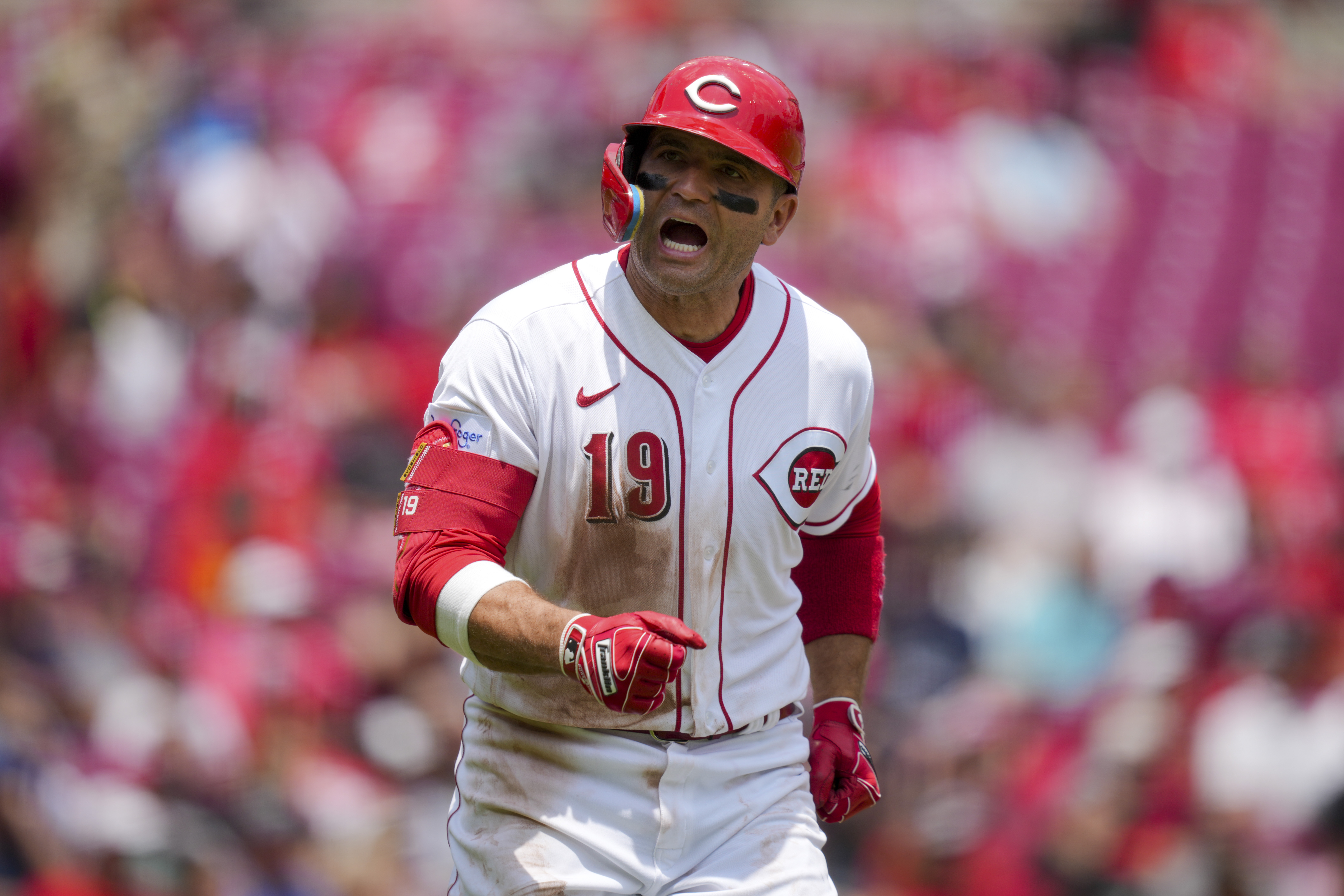 Joey Votto *Game-Used* Jersey -- Worn By Joey Votto For 1,000th