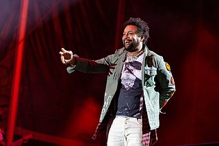 Shaggy performs in Las Vegas on Sept. 16, 2022. He has once again teamed up with his friend, recording artist Sting, for " “Com Fly Wid Mi” -- a Frank Sinatra tribute album.
(Zuma Press Wire/TNS/Daniel DeSlover)