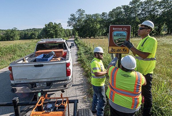 Respect for Rural Roads signs go up in Benton County Respect for Rural Roads signs go up in Benton County