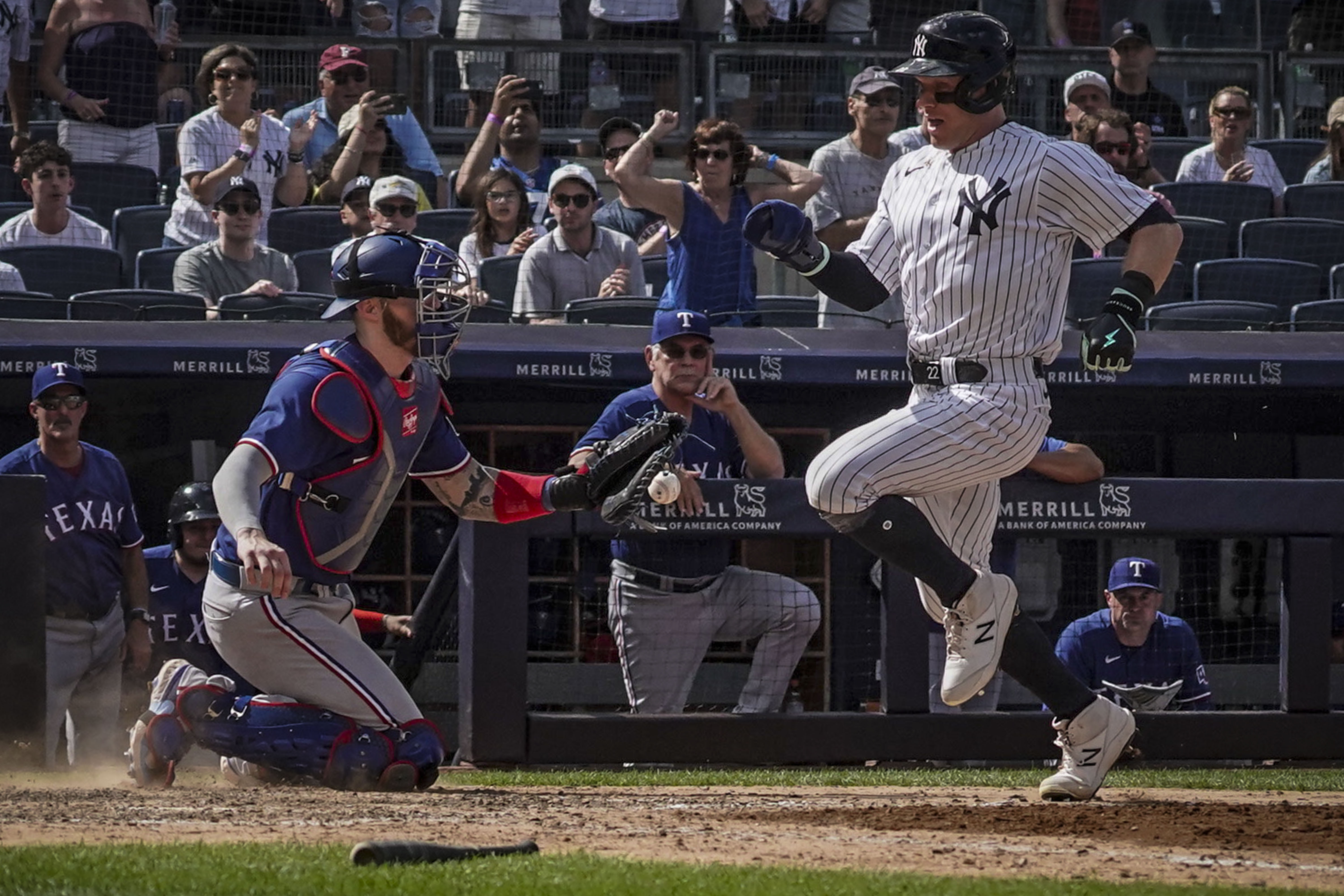 Yankees past the Rangers 5-3 – NBC 5 Dallas-Fort Worth