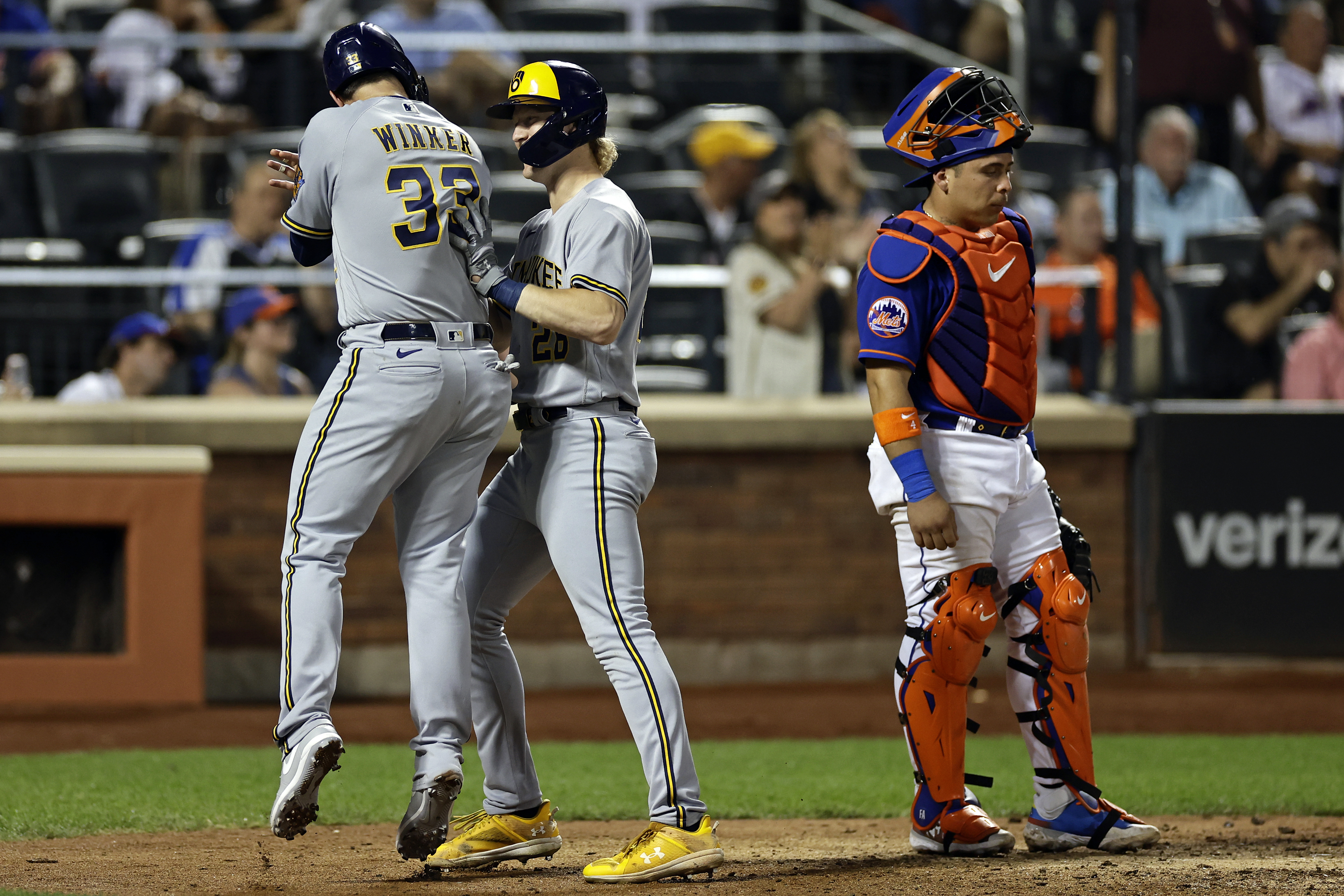 Peterson, Nimmo lift struggling Mets past Brewers ahead of owner