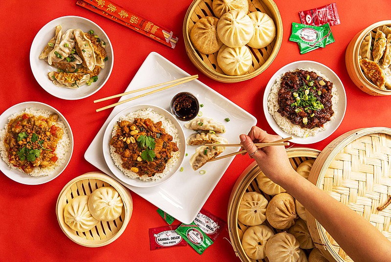 Wow Bao prepares bao, potsticker dumplings, fried rice, chicken egg rolls and a entree rice bowls out of a dark-kitchen operation at North Little Rock's TGI Friday. Geoff Alexander is president and CEO of the Chicago-based brand.

(Special to the Democrat-Gazettte)