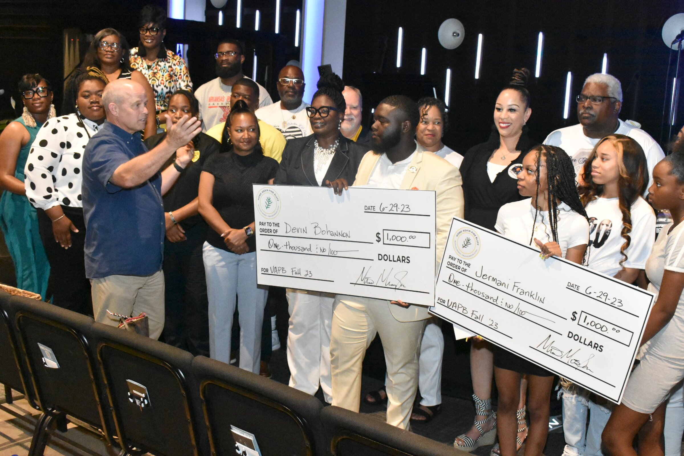 Two scholarships given in honor of Pine Bluff officer