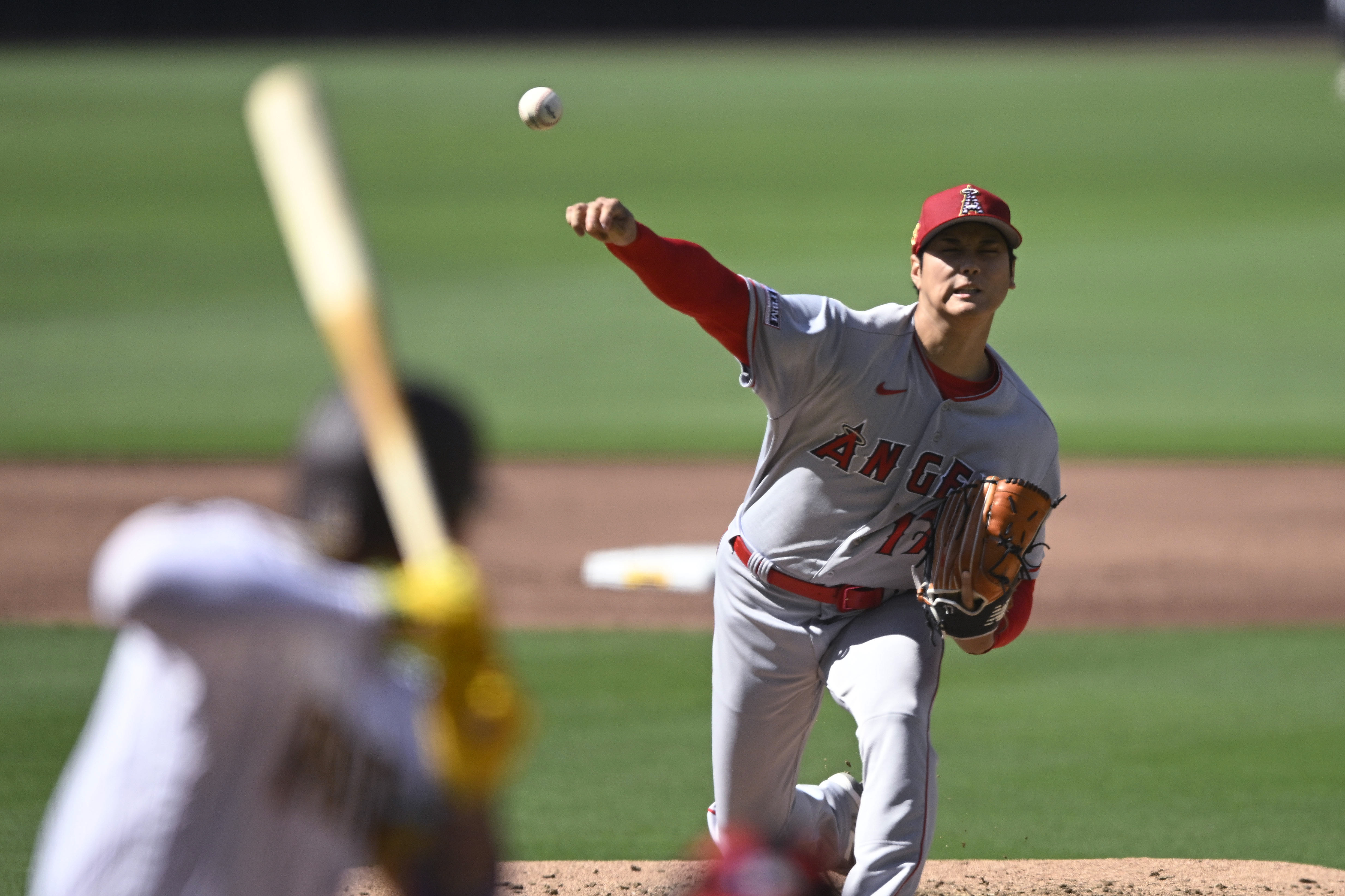 Ohtani leaves Angels game with blister, says he doesn't plan to pitch in  All-Star Game National News - Bally Sports
