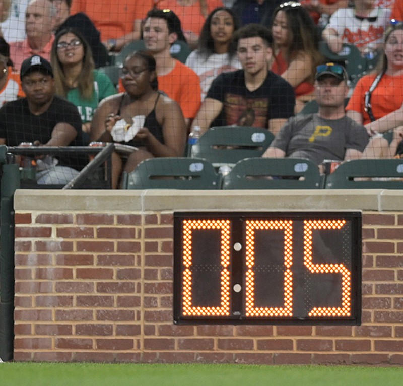 MLB broadcasters still figuring out best placement for the pitch clock