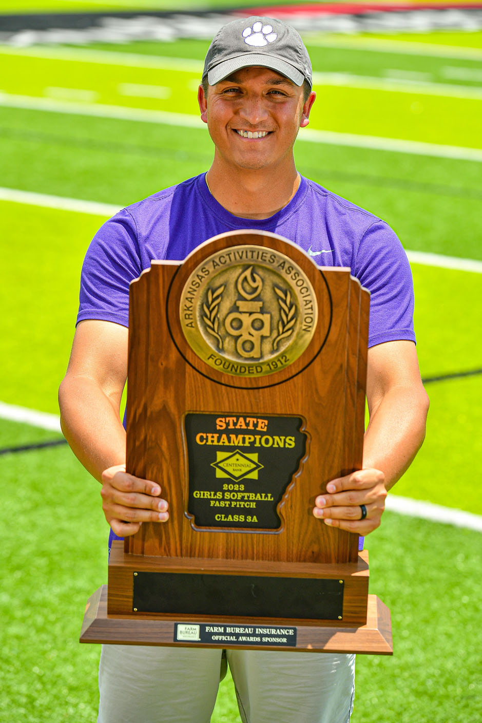 Booneville’s firstyear coach leads team to state title; honored by