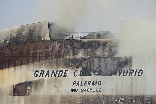 Fire aboard cargo ship in New Jersey expected to burn for days Fire aboard cargo ship in New Jersey expected to burn for days
