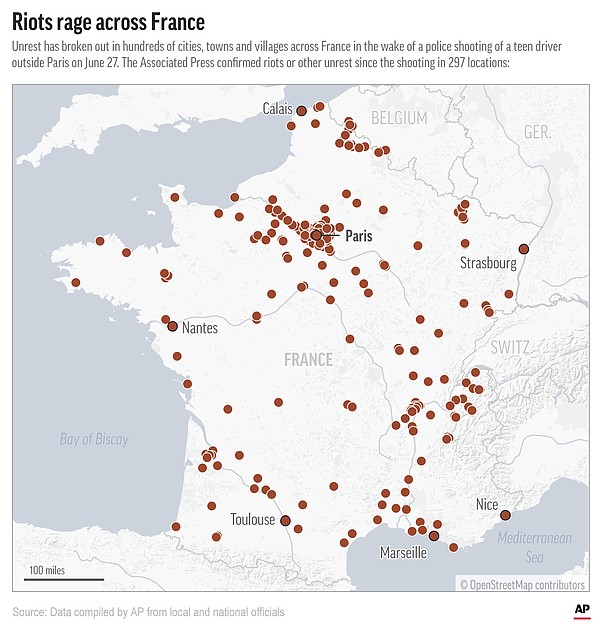 France's small towns reeling from spread of rioting: 'Now it's affecting the countryside' - Vimarsana News