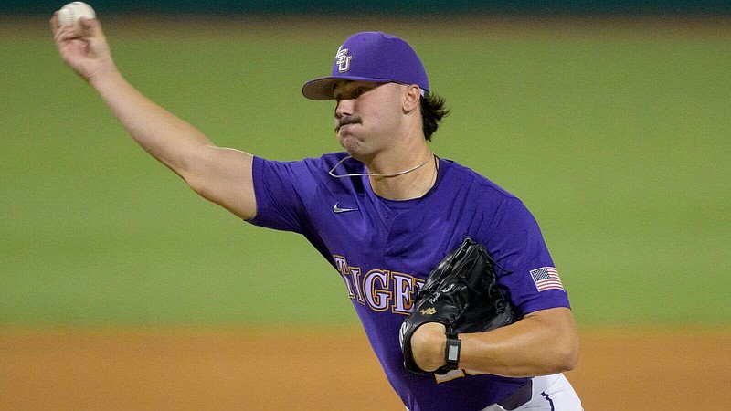 Pittsburgh selects hard-throwing LSU pitcher Paul Skenes with top