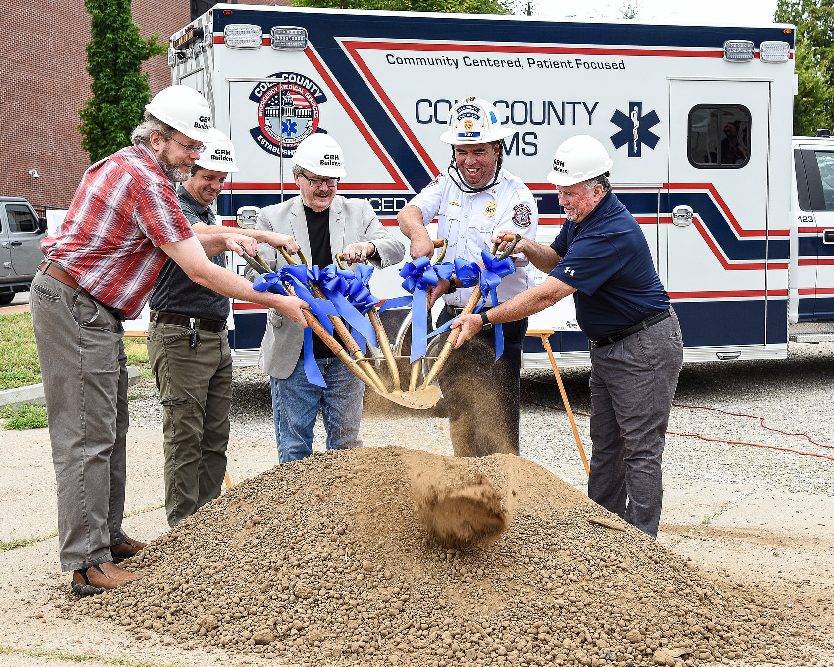 Officials break ground on new EMS headquarters | Jefferson City News ...