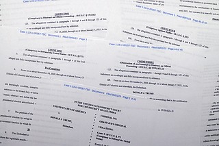 Trump indicted for efforts to overturn 2020 election and block transfer ...