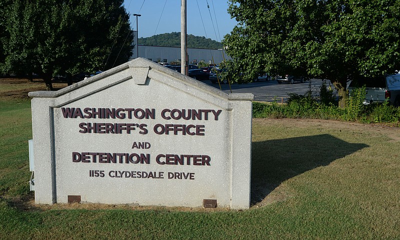 The Washington County Sheriff's Office and the Washington County Detention Center is seen Aug. 27, 2021, in Fayetteville. 
(File Photo/NWA Democrat-Gazette/Andy Shupe)