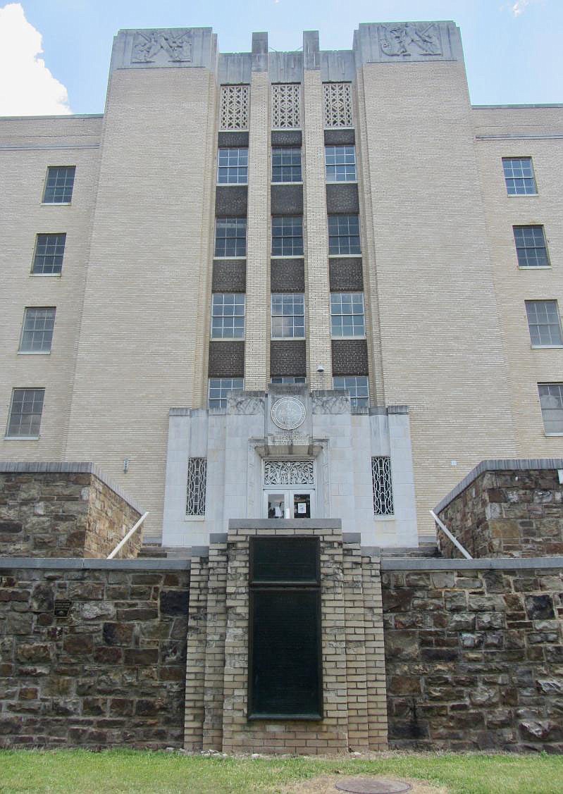 The 500-bed hospital in the Nyborg Building, once part of the Arkansas Tuberculosis Sanatorium in Booneville, housed many tuberculosis patients. Visitors pass the five-story structure while heading to the Arkansas Tuberculosis Sanatorium Museum, overseen by Booneville Historic Preservation Society.

(Special to NWADG/Marcia Schnedler)