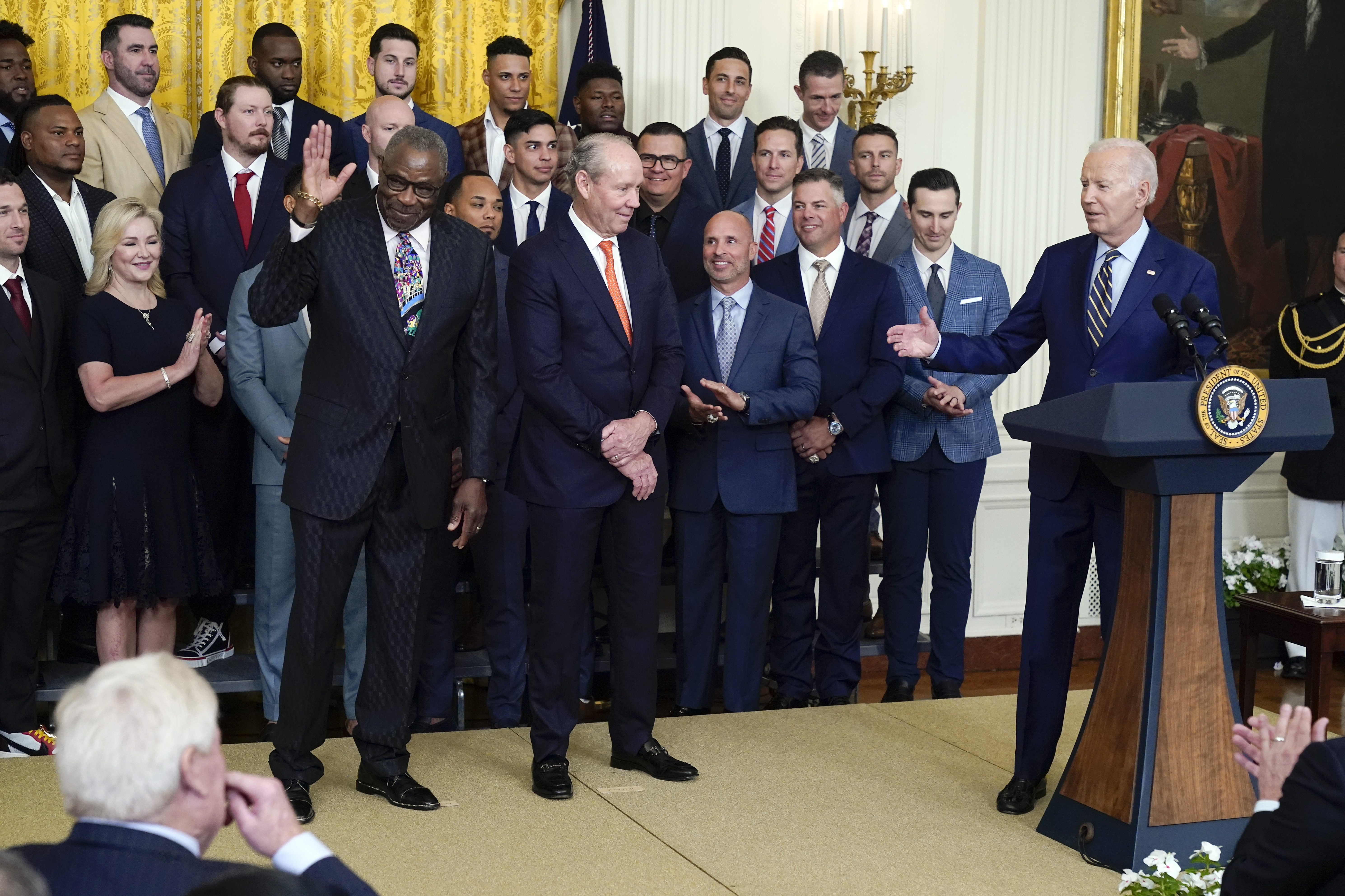 Astros celebreate World Series win at White House