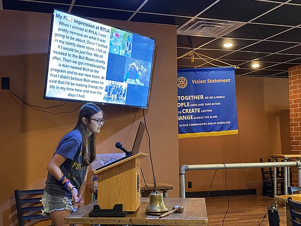 Local student shares experience at Rotary academy - Vimarsana News