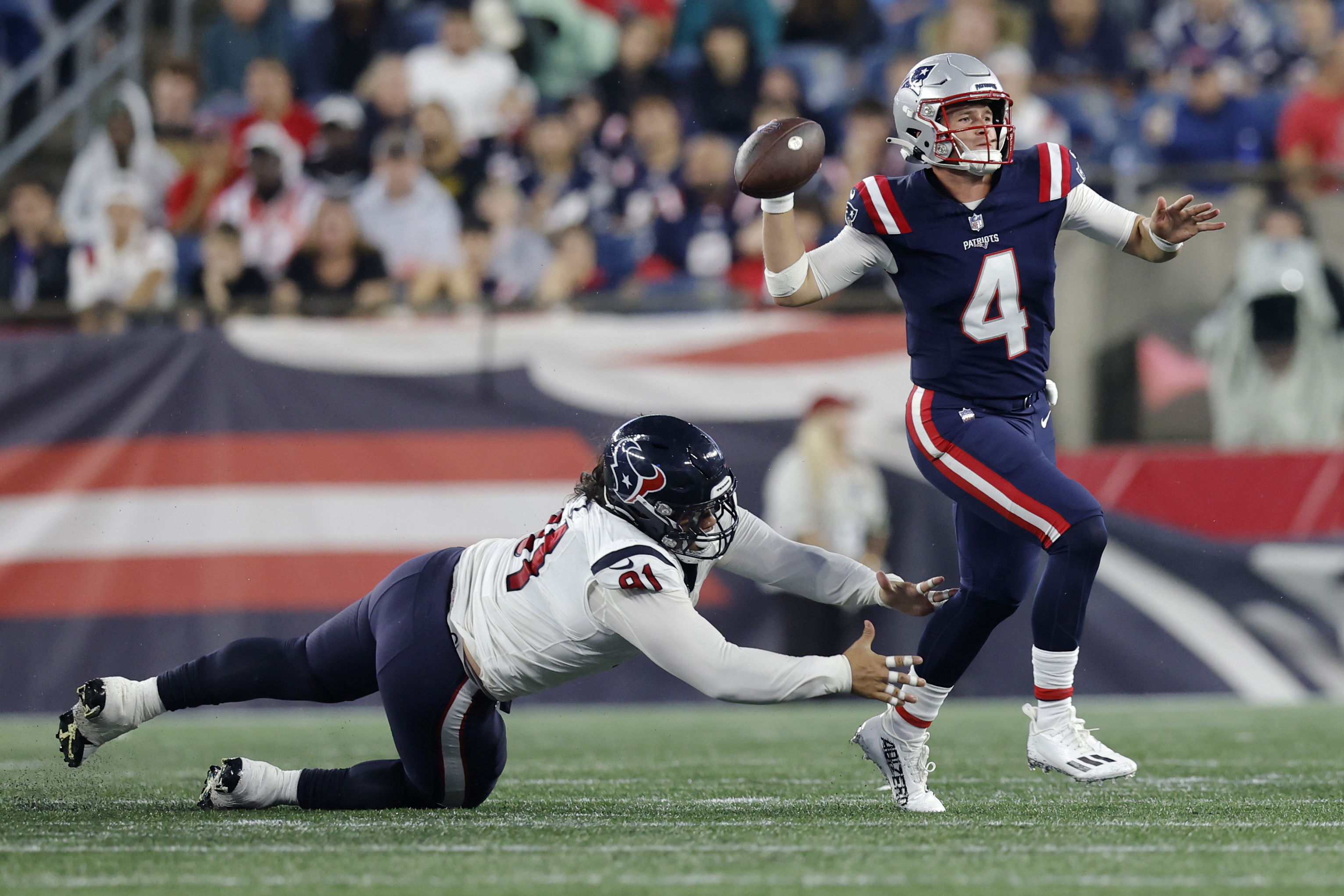 C.J. Stroud, Texans rookie QB, throws interception in preseason debut