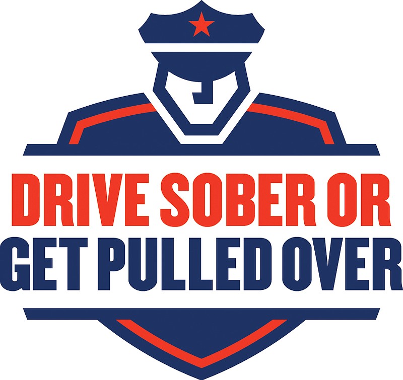 The official logo for the upcoming "Drive Sober or Get Pulled Over" campaign is shown. - Submitted photo