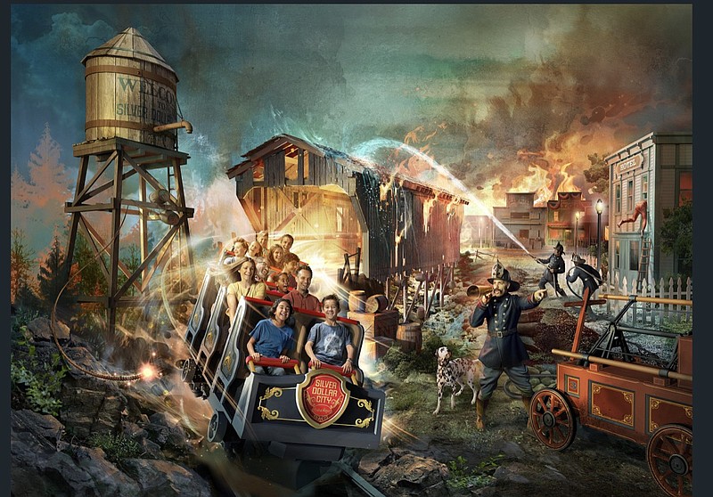 Silver Dollar City announced Monday morning that the iconic roller coaster Fire in the Hole will be replaced by … a new Fire in the Hole, opening next spring. (Courtesy Image/Silver Dollar City)