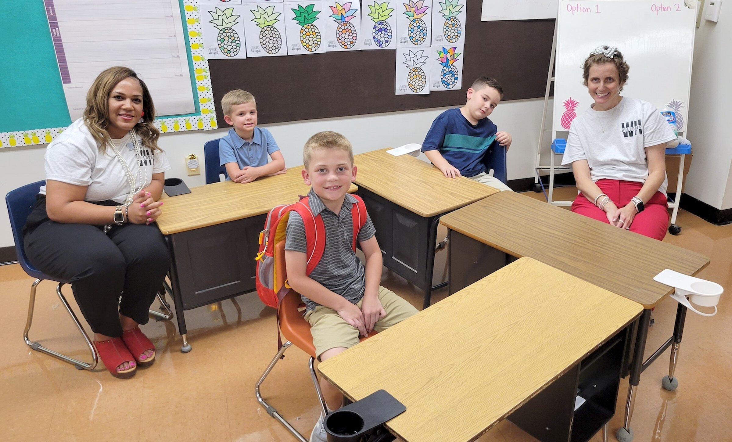 1st day success for Gandy Elementary