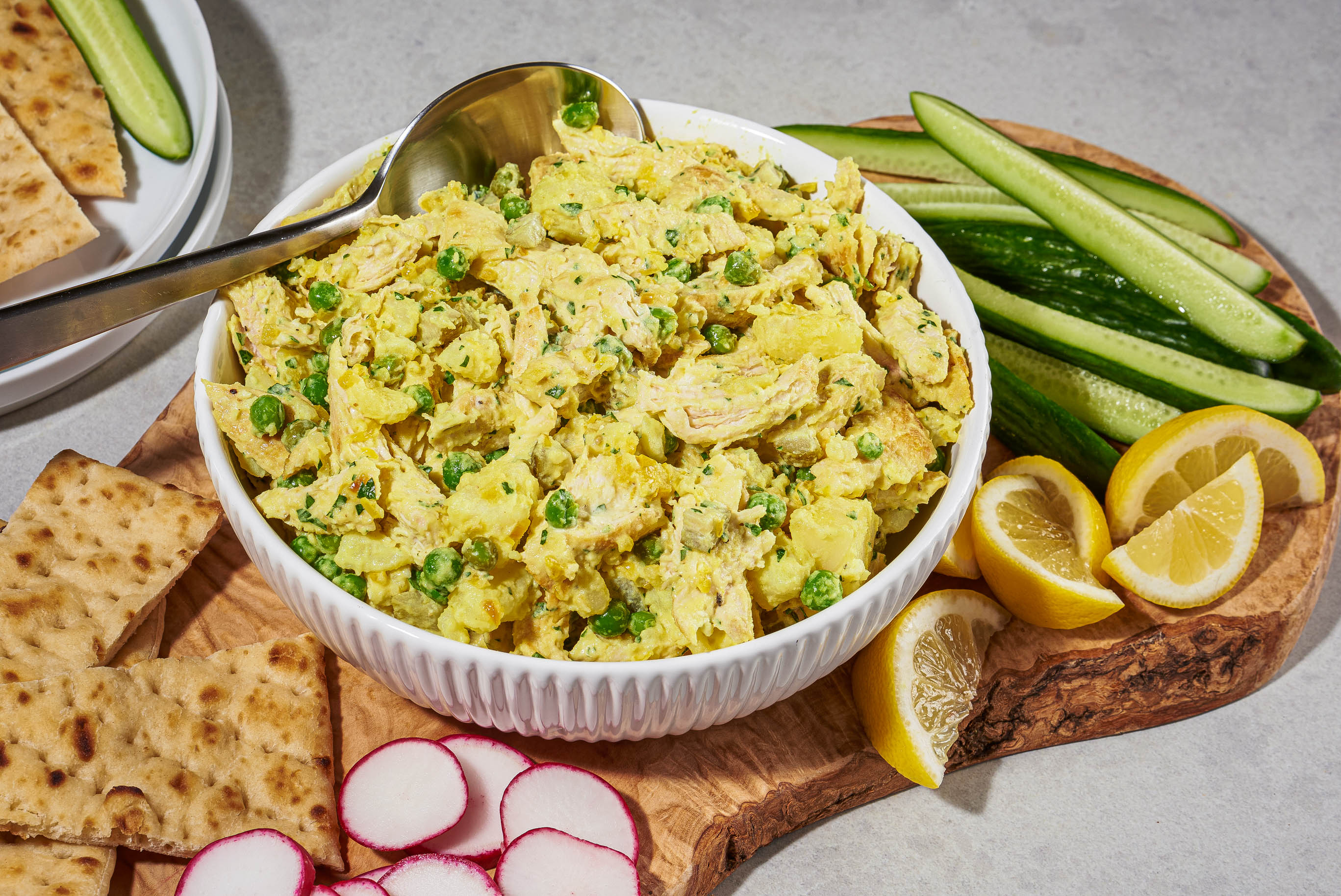 This lemony chicken and potato salad is a riff on a Russian classic - Vimarsana News