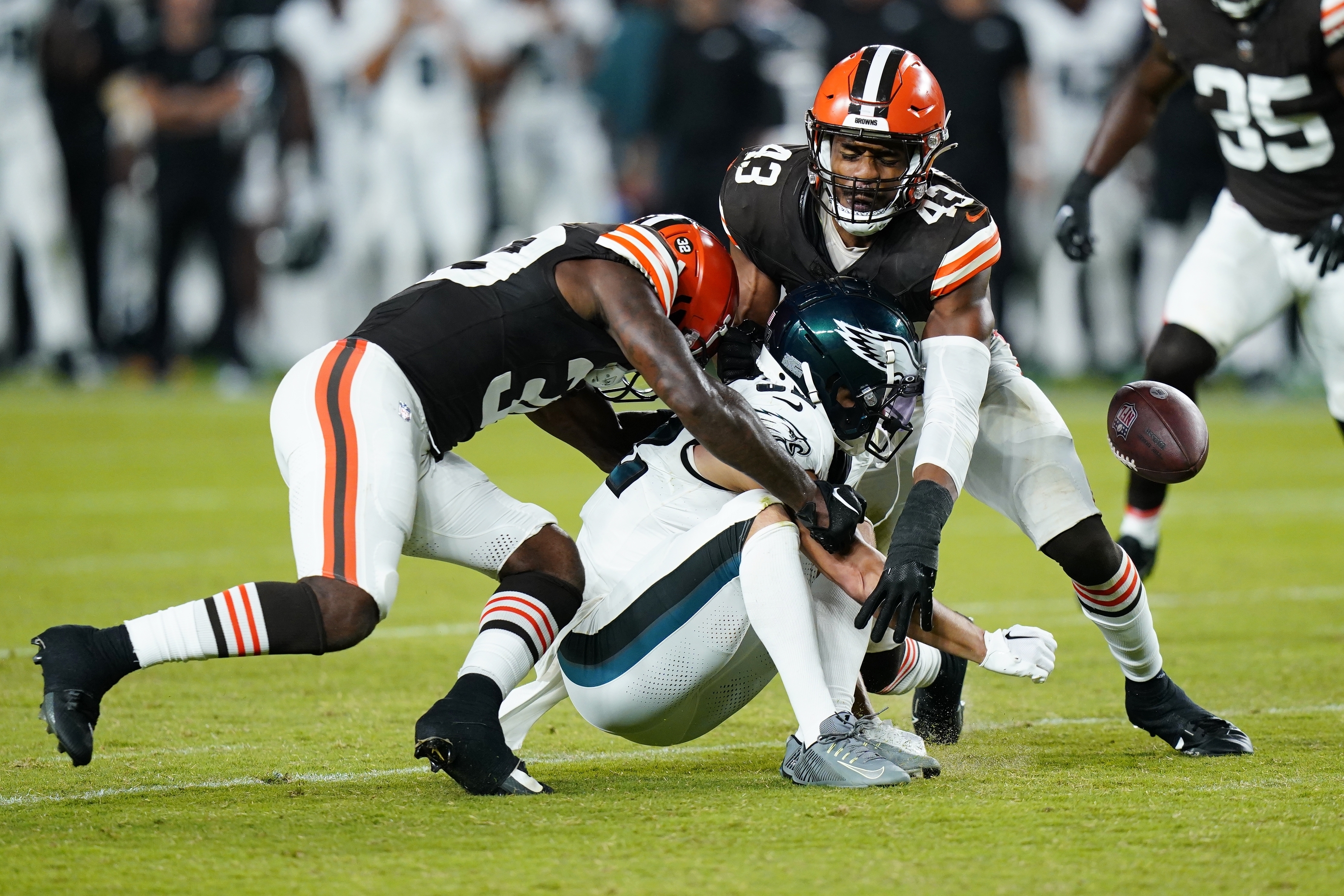 Here are 5 Eagles takeaways from sloppy, injury-filled 18-18 tie with the  Browns 