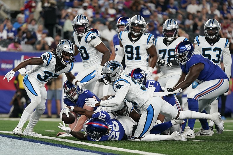 NFL: Preseason-Carolina Panthers at New York Giants