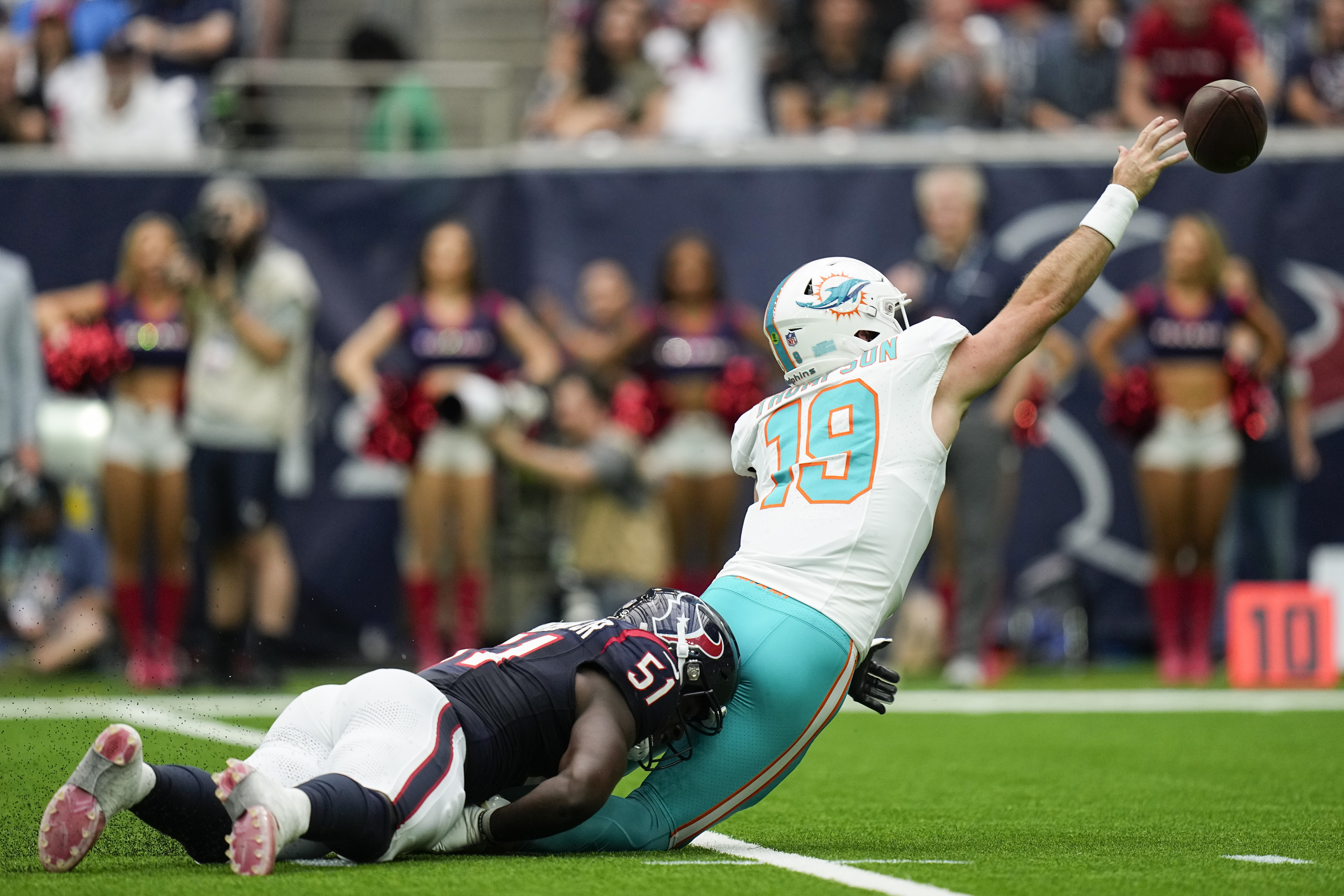 Texans rookie QB C.J. Stroud leads FG drive, shows improvement in preseason  loss to Dolphins