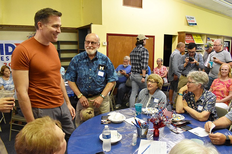 Brenden Introduces Himself To County Voters Parry Struggles