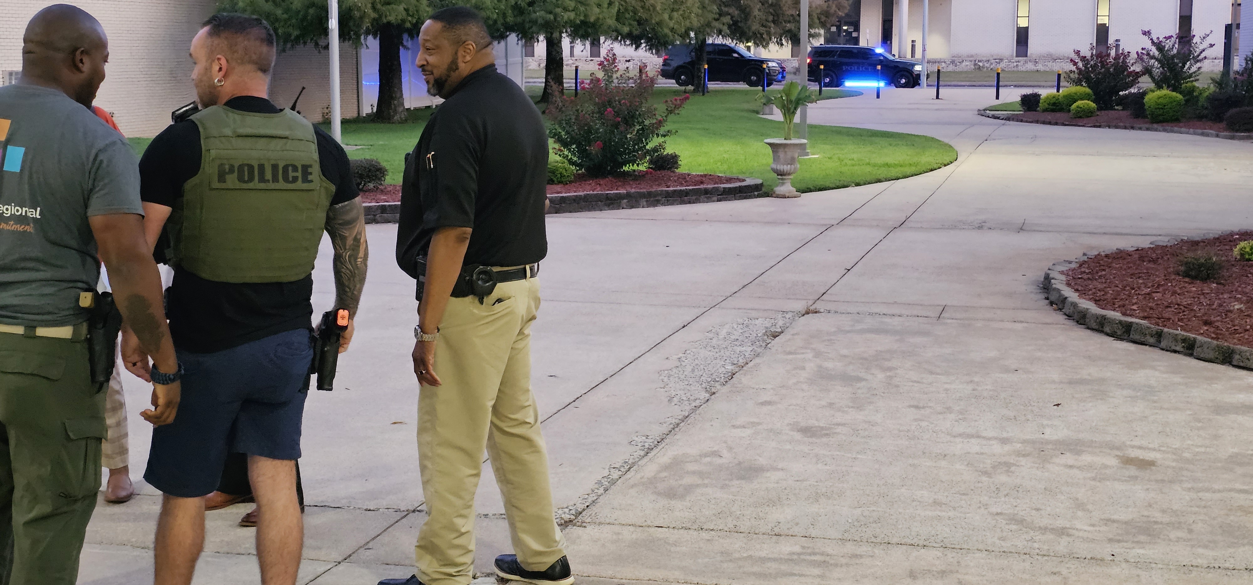 Officers saturate city at night