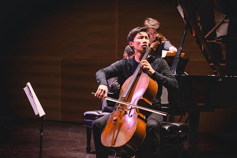 Cellist Leland Ko and pianist Adria Ye travel the state this week for the Arkansas Federation of Music Clubs annual Arkansas Young Artist Tour.

(Special to the Democrat-Gazette)