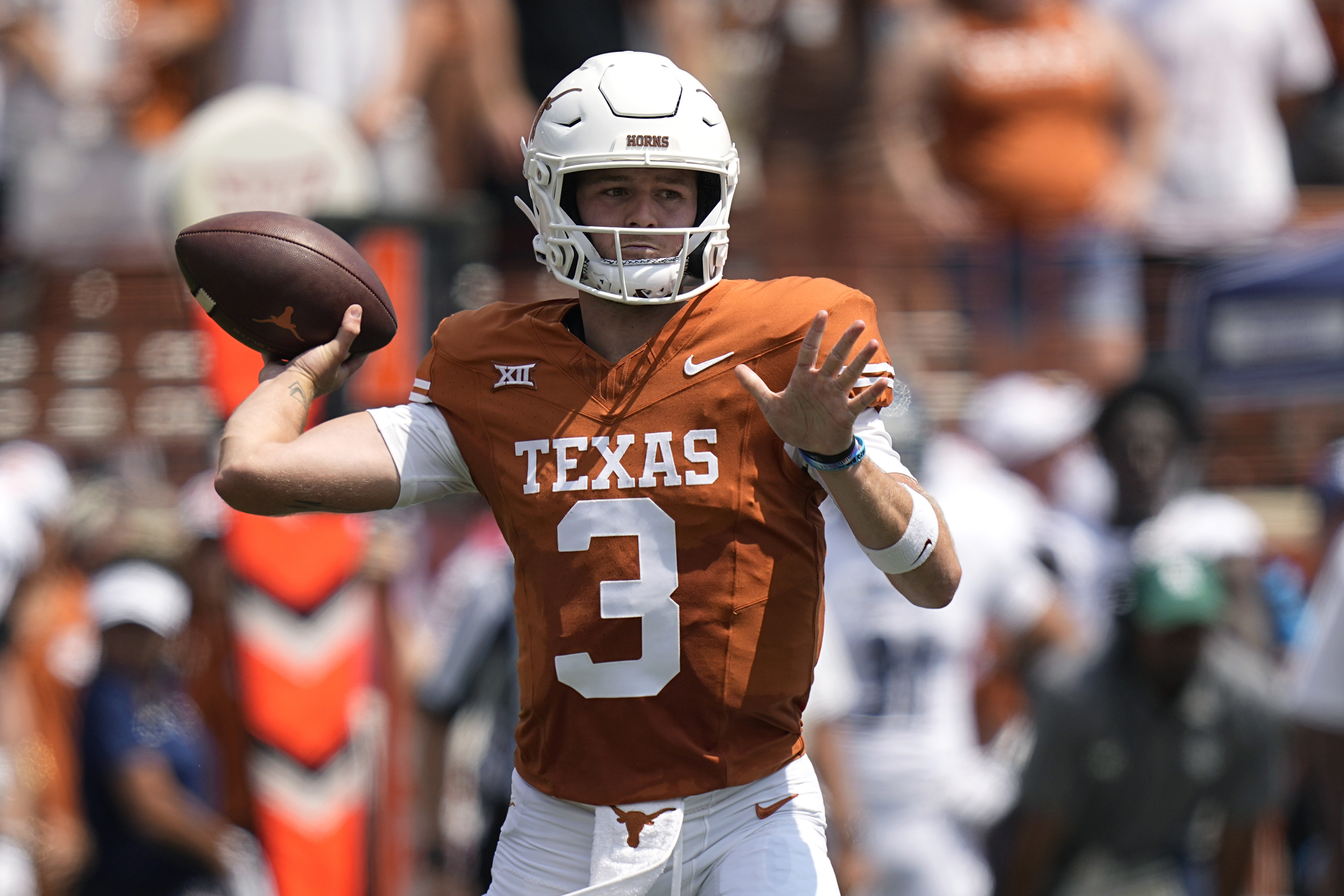 Texas wide receiver Adonai Mitchell (5) during the first half of