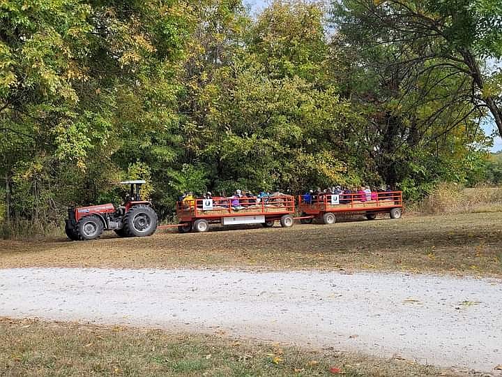 Submitted photo courtesy of the JC Parks Department: 
Fall hayrides at Jefferson City's Binder Park have already begun and spots are still available.