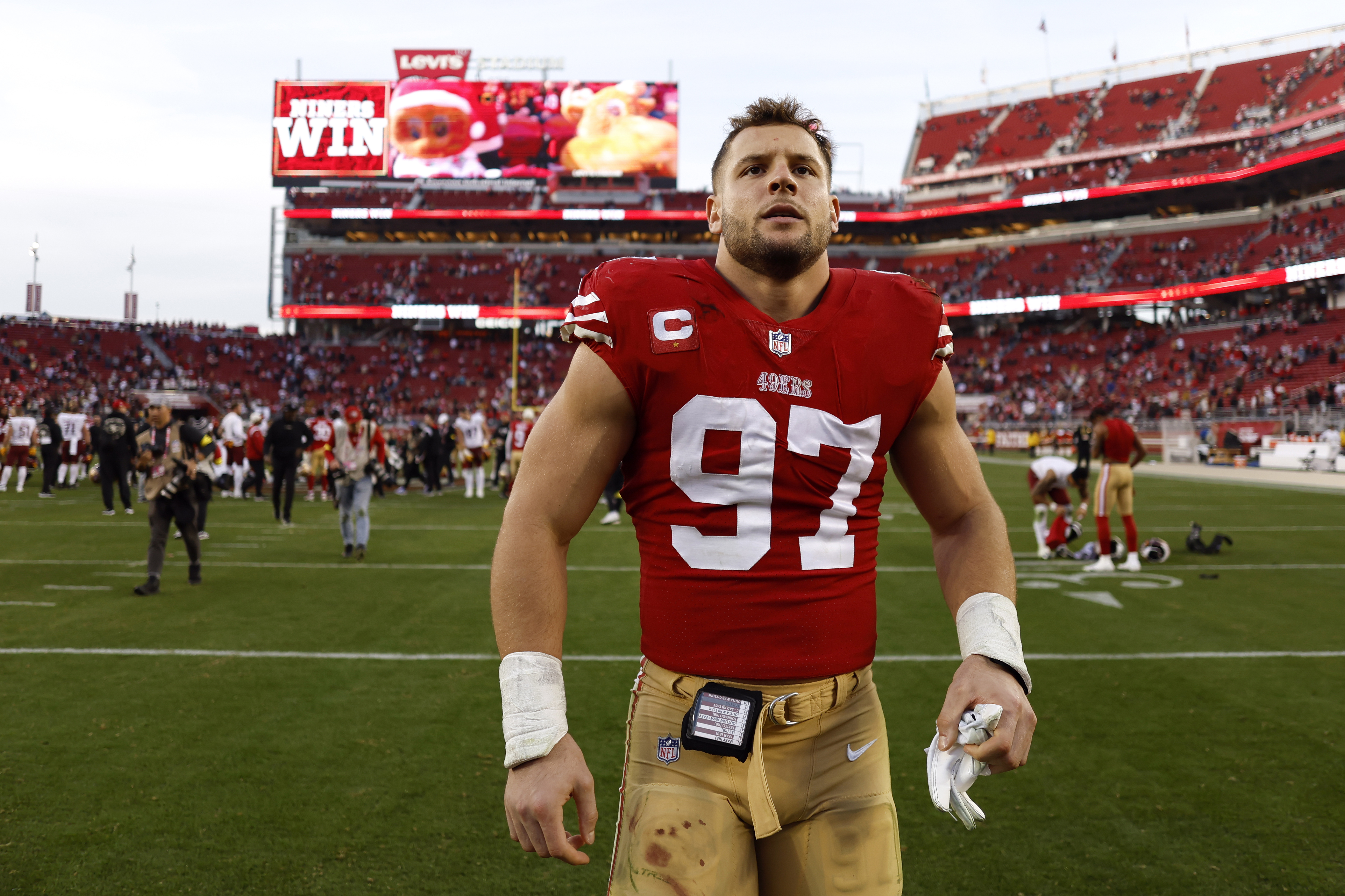 San Francisco 49ers Lithograph print of Nick Bosa 2022