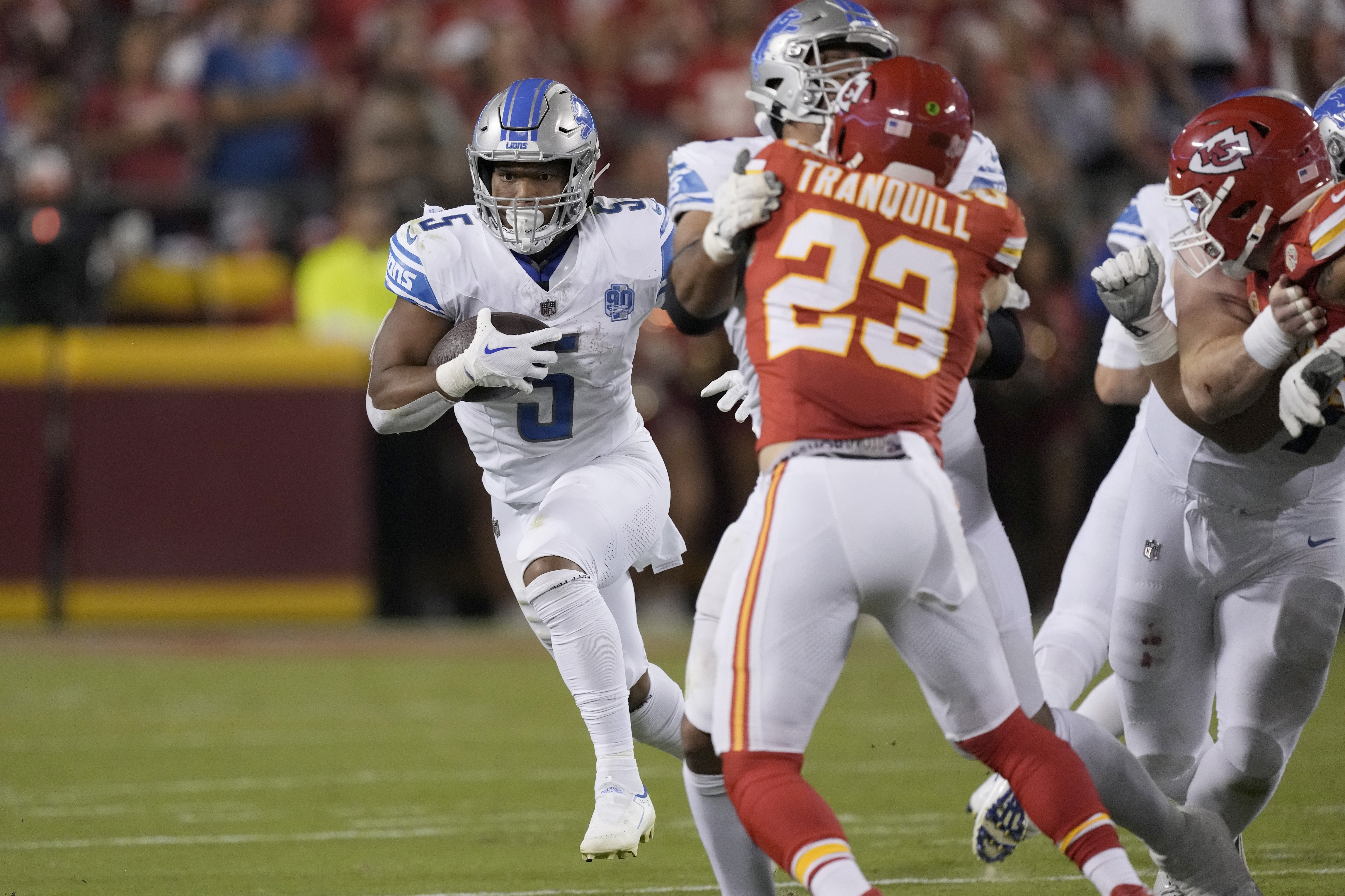 Kansas City Chiefs safety Bryan Cook (6) defends in the third quarter  during an NFL football