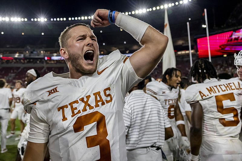 Hook ‘em Horns! No. 11 Texas, Ewers pull off 34-24 victory at No. 3