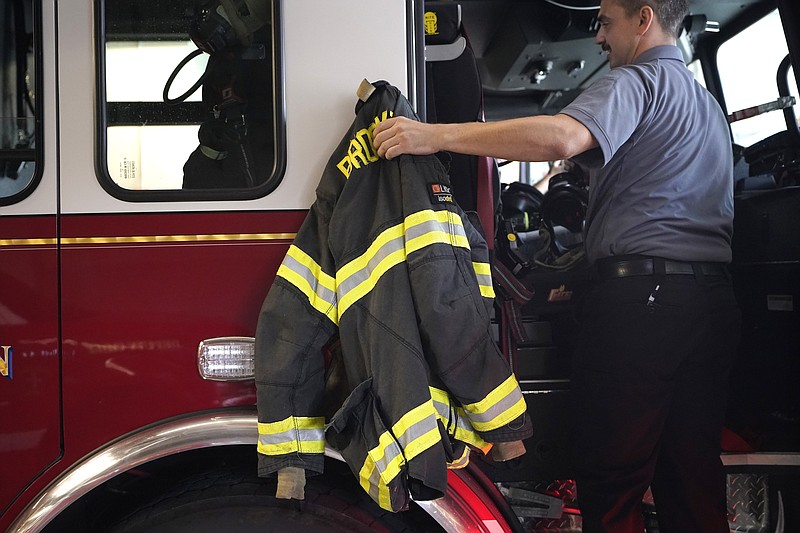 Firefighters fear the toxic chemicals in their gear could be