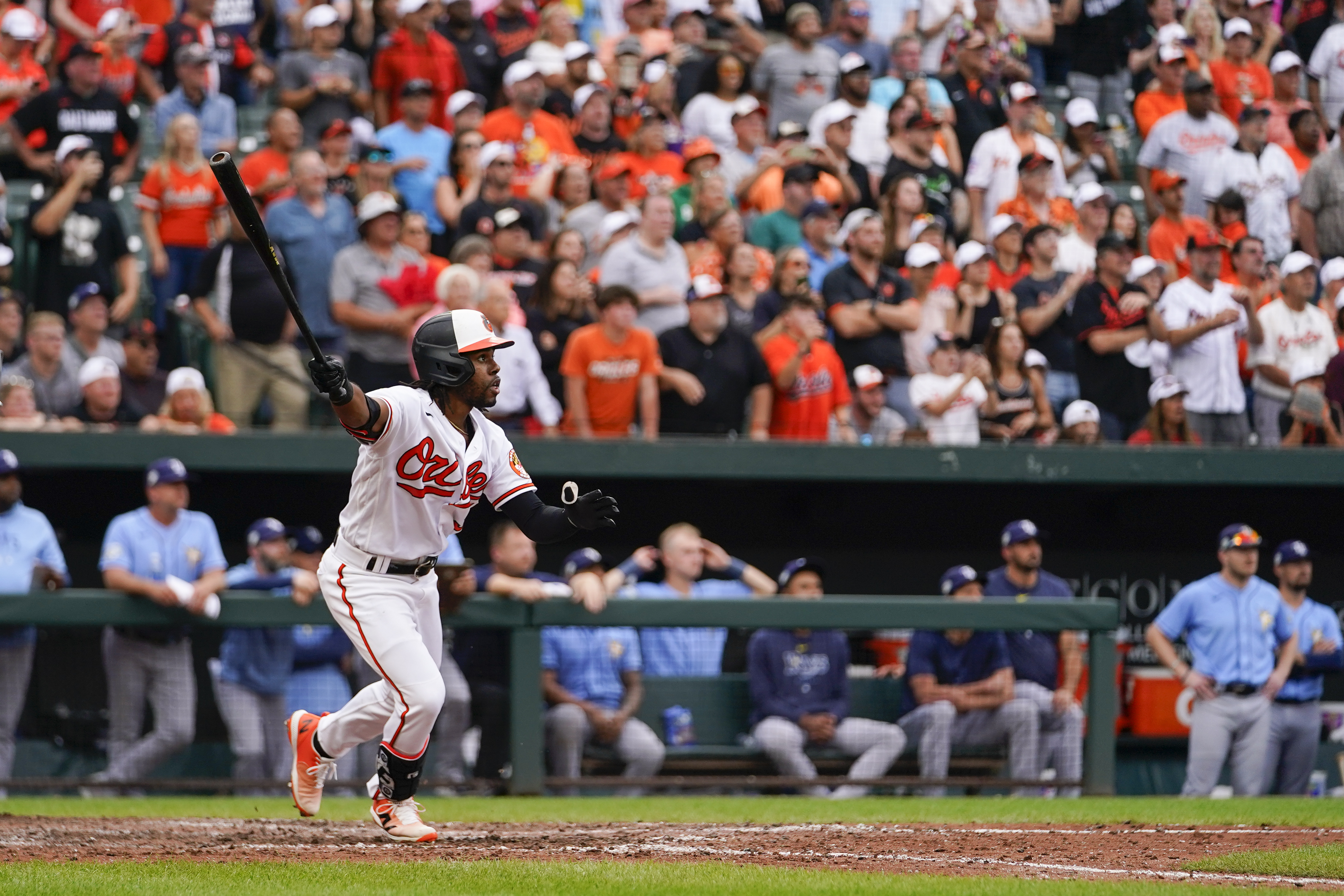 Orioles' Cedric Mullins speeds through shift to hit 161-foot triple  National News - Bally Sports