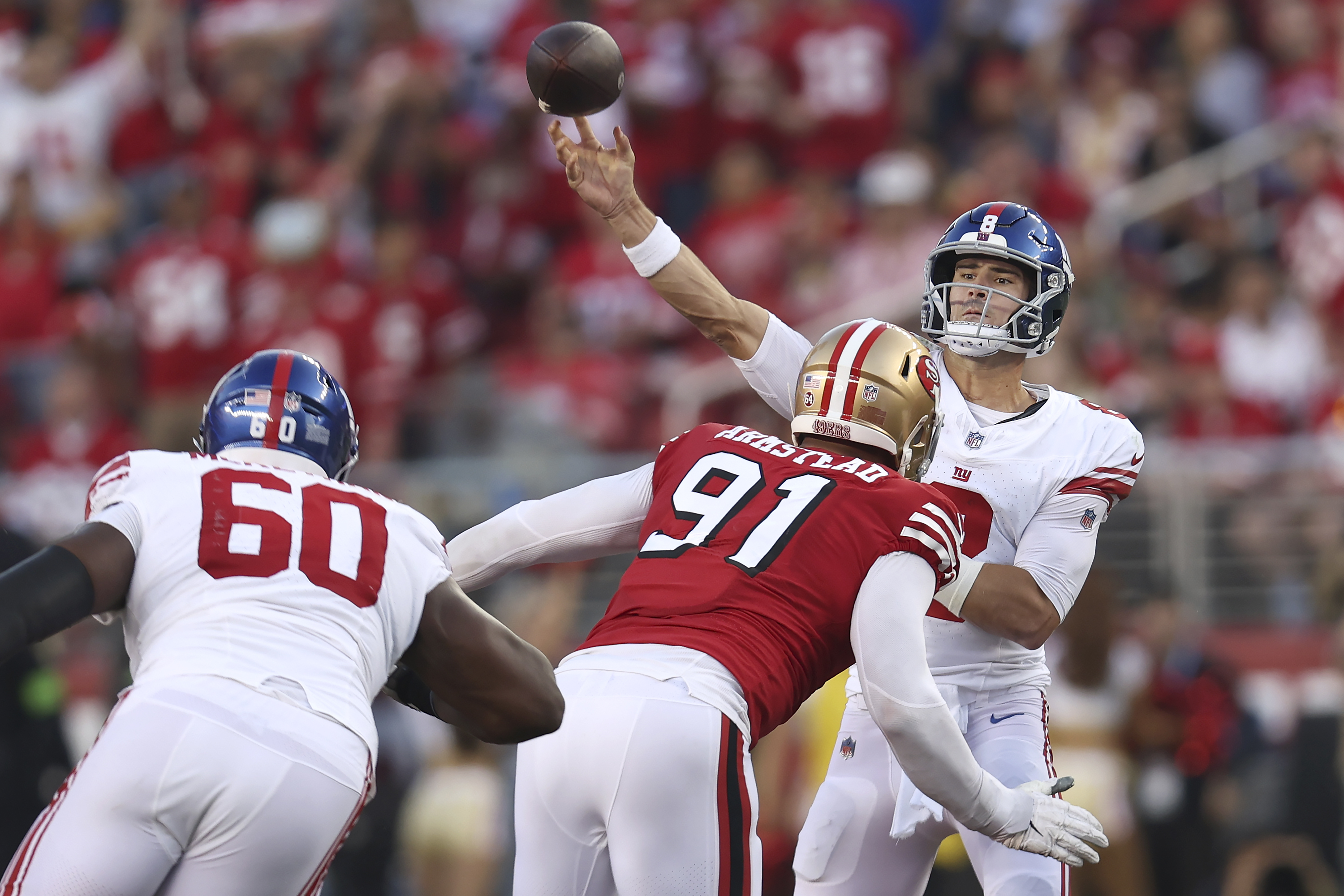 49ers vs Giants: SF defense to capitalize on Daniel Jones interceptions -  Niners Nation