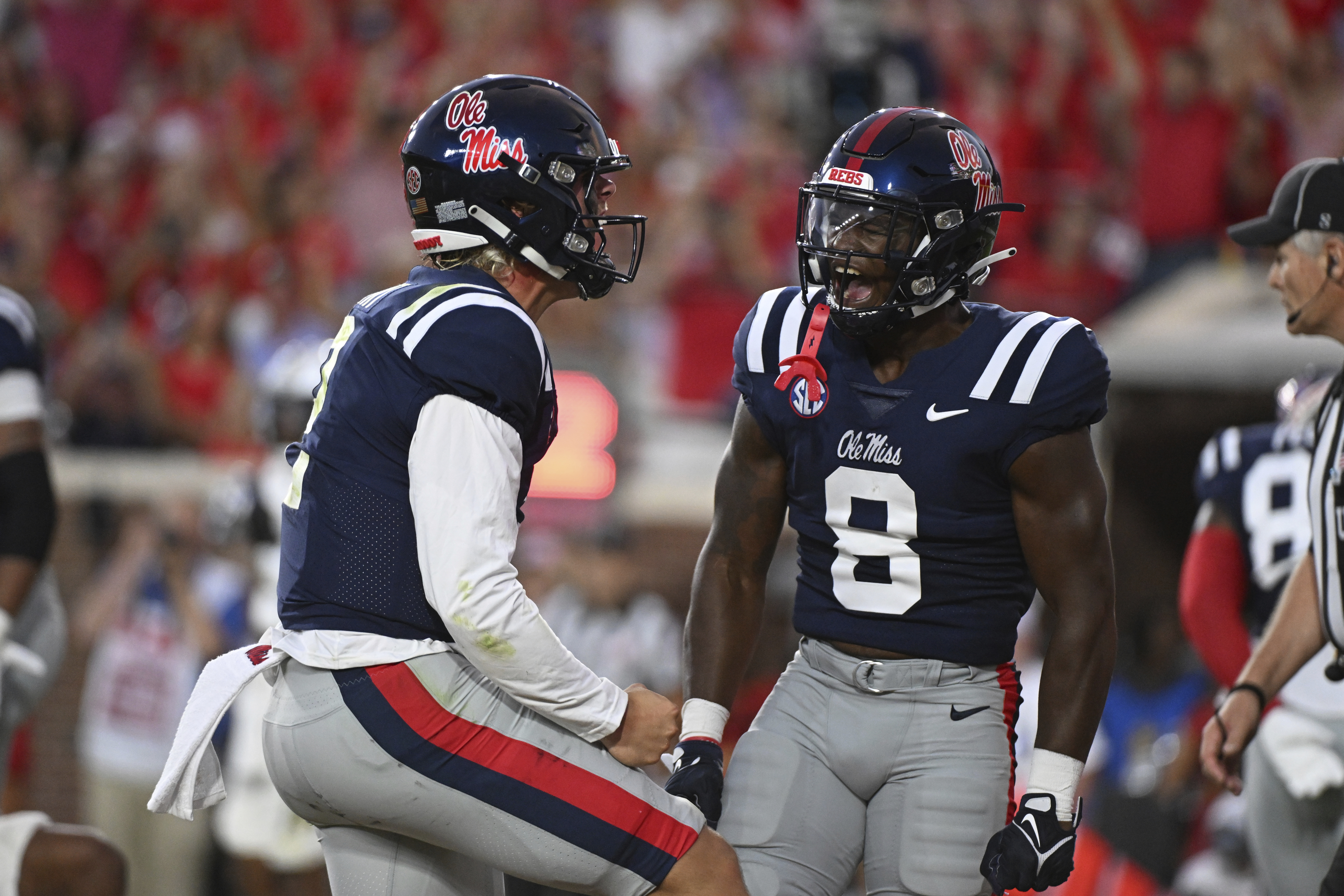 SEC on CBS intro, 9 Alabama @ 11 Ole Miss