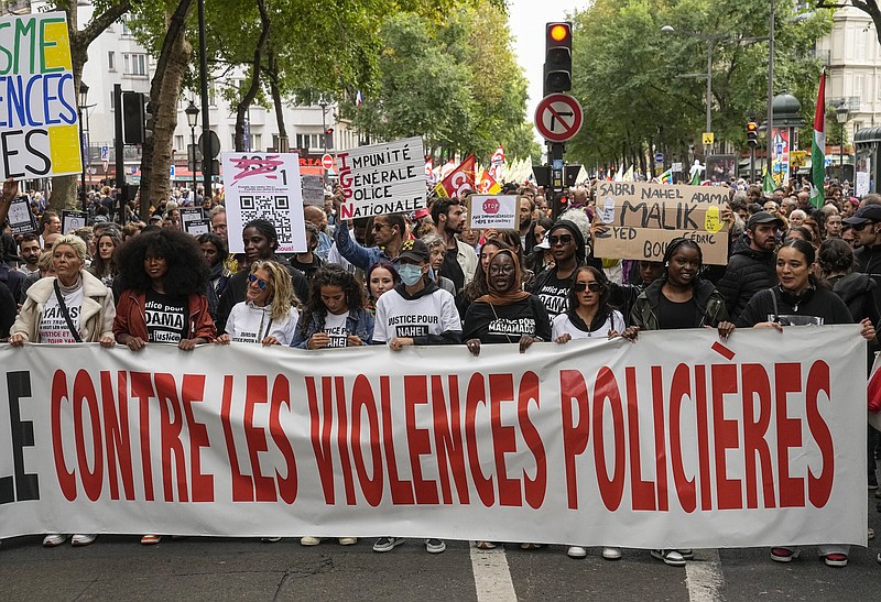 Killing by police other issues spur protesters across France