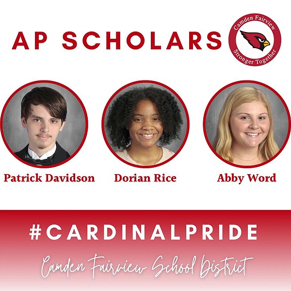 Three Camden Fairview High School Students Earn National Academic