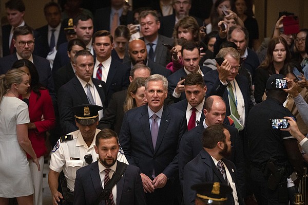 McCarthy ousted as speaker McCarthy ousted as speaker