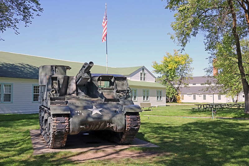 An M7 Priest self-propelled howtizer sits outside of the Rocky Mountain Museum of Military History in Missoula, Montana on September 16, 2023.
(Arkansas Democrat-Gazette/Michael Hoge)