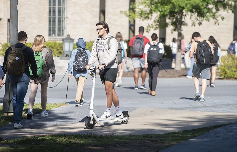 E-scooters ease travel at University of of Arkansas  The Arkansas  Democrat-Gazette - Arkansas' Best News Source