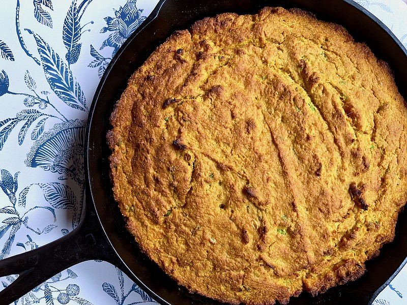 Cast Iron Skillet Cornbread - Cooking For My Soul