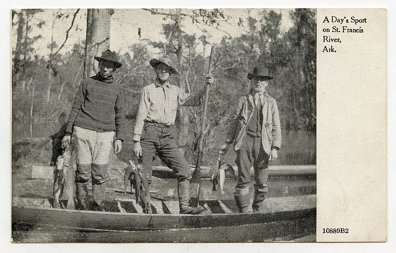 Arkansas Postcard Past St. Francis River, circa 1908 The Arkansas