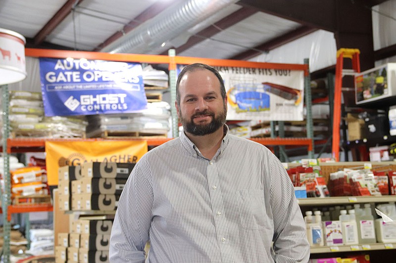 Lynn Kutter/Enterprise-Leader Matt Crabtree has served as chief executive officer for Farmers Cooperative since December 2018. He also has worked for Allen Canning Co., as agronomy manager for Farmers Co-op., and as a full-time farmer with his father.